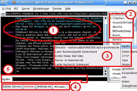 XChat-Fenster